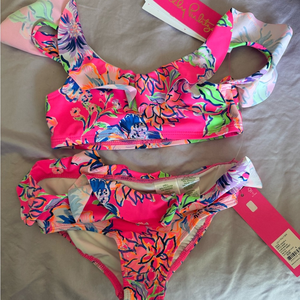 BNWT Lilly Pulitzer Kasme Bikini UPF size 4